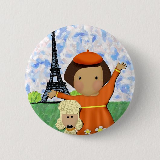Oh La La Paris Button (Voorkant)