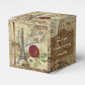 Oh la la - Paris Styled - Dank u Bedankdoosjes (Voorkant Zijde)