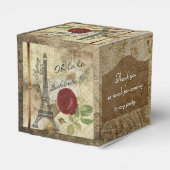 Oh la la - Paris Styled - Dank u Bedankdoosjes (Achterkant)