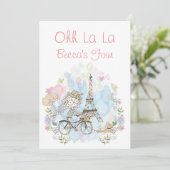 Oh La La Parisienne   Kaart (Staand voorkant)