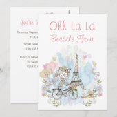Oh La La Parisienne   Kaart (Voorkant / Achterkant)