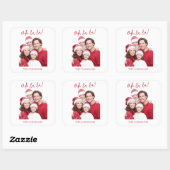 Oh La La Personalized Family Photo Sticker (Vel)