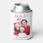 Oh La La Persoonlijke Foto Kerstblik Koeler (Blikje Voorkant)