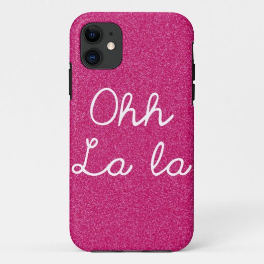 Oh La La - Raspberry Pink Case-Mate iPhone Case (Achterkant)