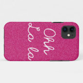 Oh La La - Raspberry Pink Case-Mate iPhone Case (Achterkant (horizontaal))