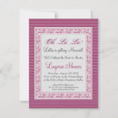 Oh La Lolita's Corset Bachelorette Kaart (Achterkant)