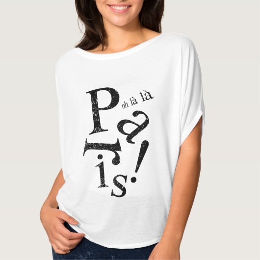 Oh la Paris T-shirt (Voorkant)
