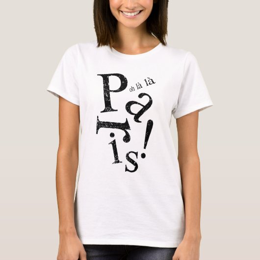 Oh la Paris T-shirt (Voorkant)