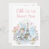 Oh La Parisian Kaart (Voorkant / Achterkant)