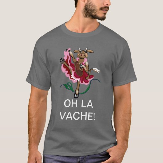 Oh la vache! t-shirt (Voorkant)