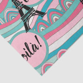 Oh la! Voilà! Franse Eiffeltoren Tissuepapier (Detail)