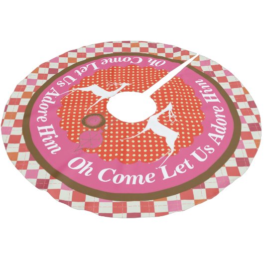 Oh, laat ons hem bijbrengen.. kerstboom rok (Gekanteld)