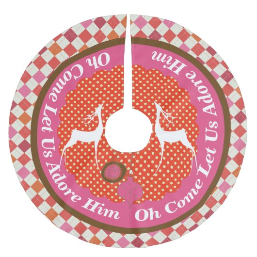 Oh, laat ons hem bijbrengen.. kerstboom rok (Voorkant)