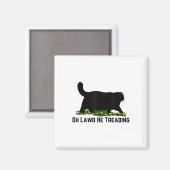 Oh Lawd He Treading Vote Harris Waltz 2024 Kamala Magneet (Voorkant / Achterkant)