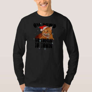 Oh Lawd hij komt uit Chonk met kerstmis Meme Funny T-shirt