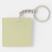 Oh! Leuke verrassing Modern minimalistisch kunstwe Sleutelhanger (Achterkant)