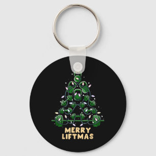 Oh Liftmas Boom Kettlebell Gym Lelijke Kerstman Sleutelhanger