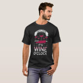 Oh Look It s Wine O Clock Wine Grapes wine T-shirt (Voorkant volledig)