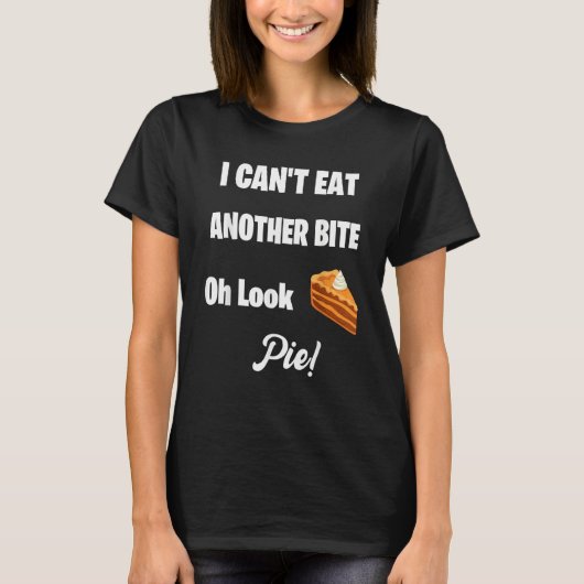 Oh Look Pumpkin Pie Thanksgiving 3 T-shirt (Voorkant)