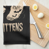 Oh Look Sky Kittens Halloween Funny Bats Lover Theedoek (Quarter Fold)