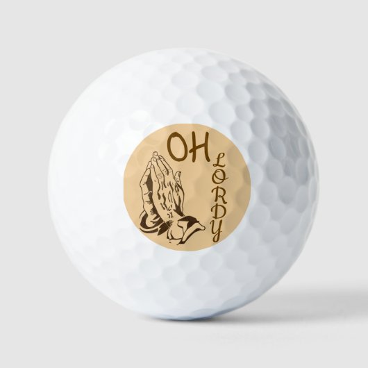 Oh Lordy Golfballen (Voorkant)