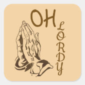 Oh Lordy Sticker (Voorkant)