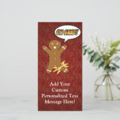 Oh Magnetisch! Funny GingerBrooMan (Staand voorkant)