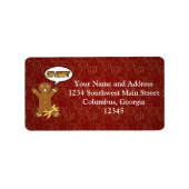 Oh Magnetisch! Funny GingerBrooMan Etiket (Voorkant)