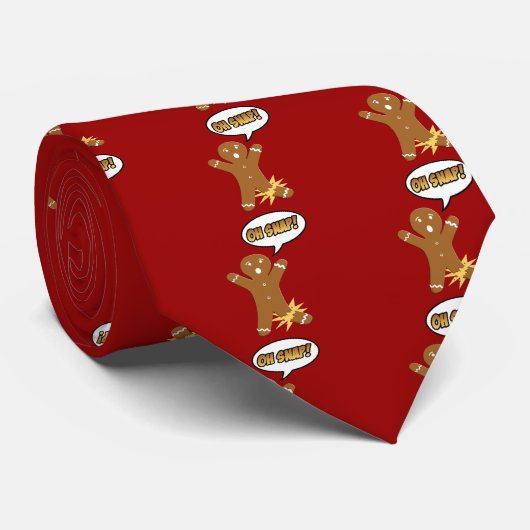 Oh Magnetisch! Funny kerstman Stropdas (Opgerold)