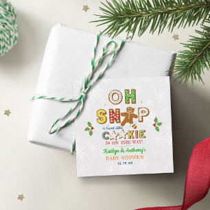 Oh Magnetisch! Gingerbrood Cookie Baby shower Bedankjes Labels