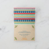 Oh Magnetisch! Gingerbrood Cookie Baby shower Bedankkaart (Binnen)