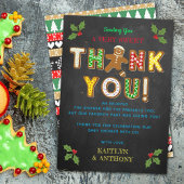 Oh Magnetisch! Gingerbrood Cookie Baby shower Bedankkaart