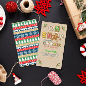 Oh Magnetisch! Gingerbrood Cookie Baby shower Diap Informatiekaartje