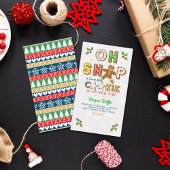 Oh Magnetisch! Gingerbrood Cookie Baby shower Diap Informatiekaartje