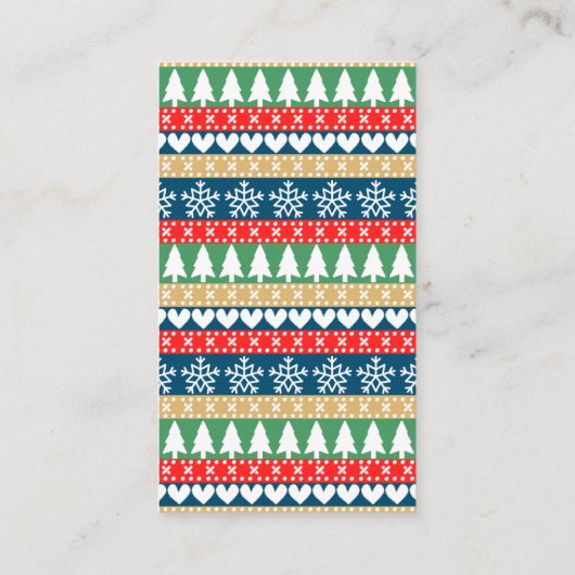 Oh Magnetisch! Gingerbrood Cookie Baby shower Diap Informatiekaartje (Achterkant)