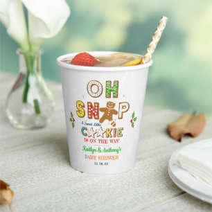 Oh Magnetisch! Gingerbrood Cookie Baby shower Papieren Bekers