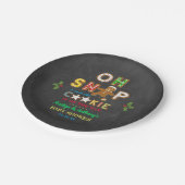 Oh Magnetisch! Gingerbrood Cookie Baby shower Papieren Bordje (Gekanteld)