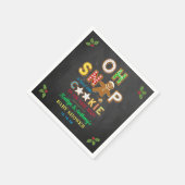 Oh Magnetisch! Gingerbrood Cookie Baby shower Servet (Hoek)