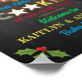 Oh Magnetisch! Gingerbrood Cookie Baby shower Welk Poster (Hoek)