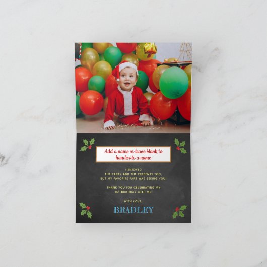 Oh Magnetisch! Gingerbrood Cookie Elke leeftijd fo Bedankkaart (Binnen)