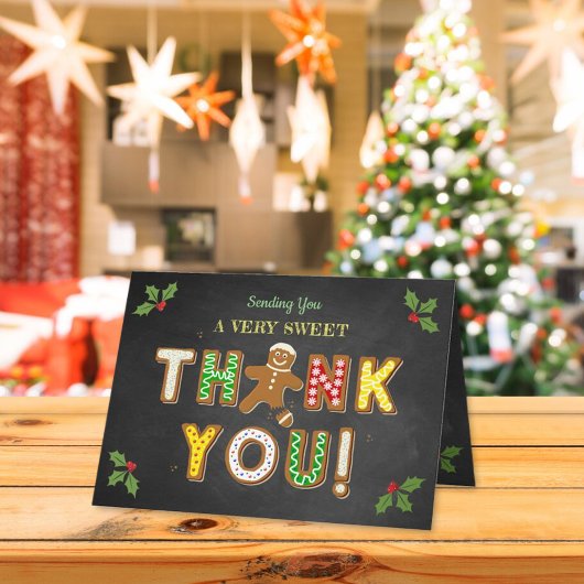 Oh Magnetisch! Gingerbrood Cookie Elke leeftijd fo Bedankkaart