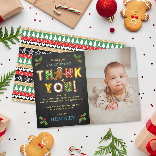 Oh Magnetisch! Gingerbrood Cookie Elke leeftijd fo Bedankkaart