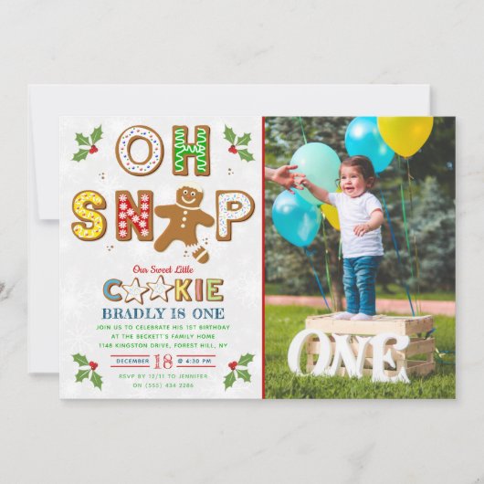 Oh Magnetisch! Gingerbrood Cookie Elke leeftijd fo Kaart (Voorkant)