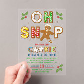 Oh Magnetisch! Gingerbrood Koekje Elke dag Acryl Uitnodigingen (Insitu (Draagbaar))