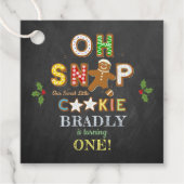 Oh Magnetisch! Gingerbrood Koekje Elke dag Bedankjes Labels (Voorkant)