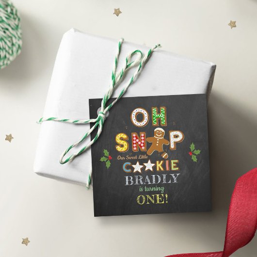 Oh Magnetisch! Gingerbrood Koekje Elke dag Bedankjes Labels