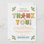 Oh Magnetisch! Gingerbrood Koekje Elke dag Bedankkaart (Voorkant)