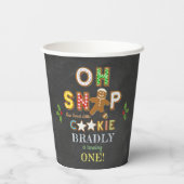 Oh Magnetisch! Gingerbrood Koekje Elke dag Papieren Bekers (Achterkant)