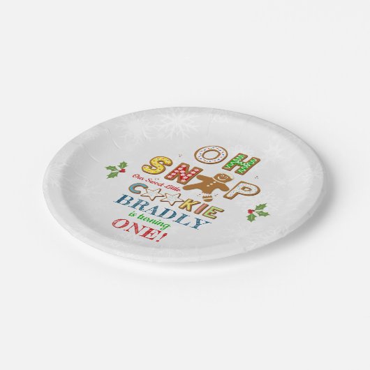 Oh Magnetisch! Gingerbrood Koekje Elke dag Papieren Bordje (Gekanteld)