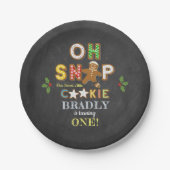 Oh Magnetisch! Gingerbrood Koekje Elke dag Papieren Bordje (Voorkant)